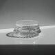 small crystal glass vide poche / bowl - 1960s