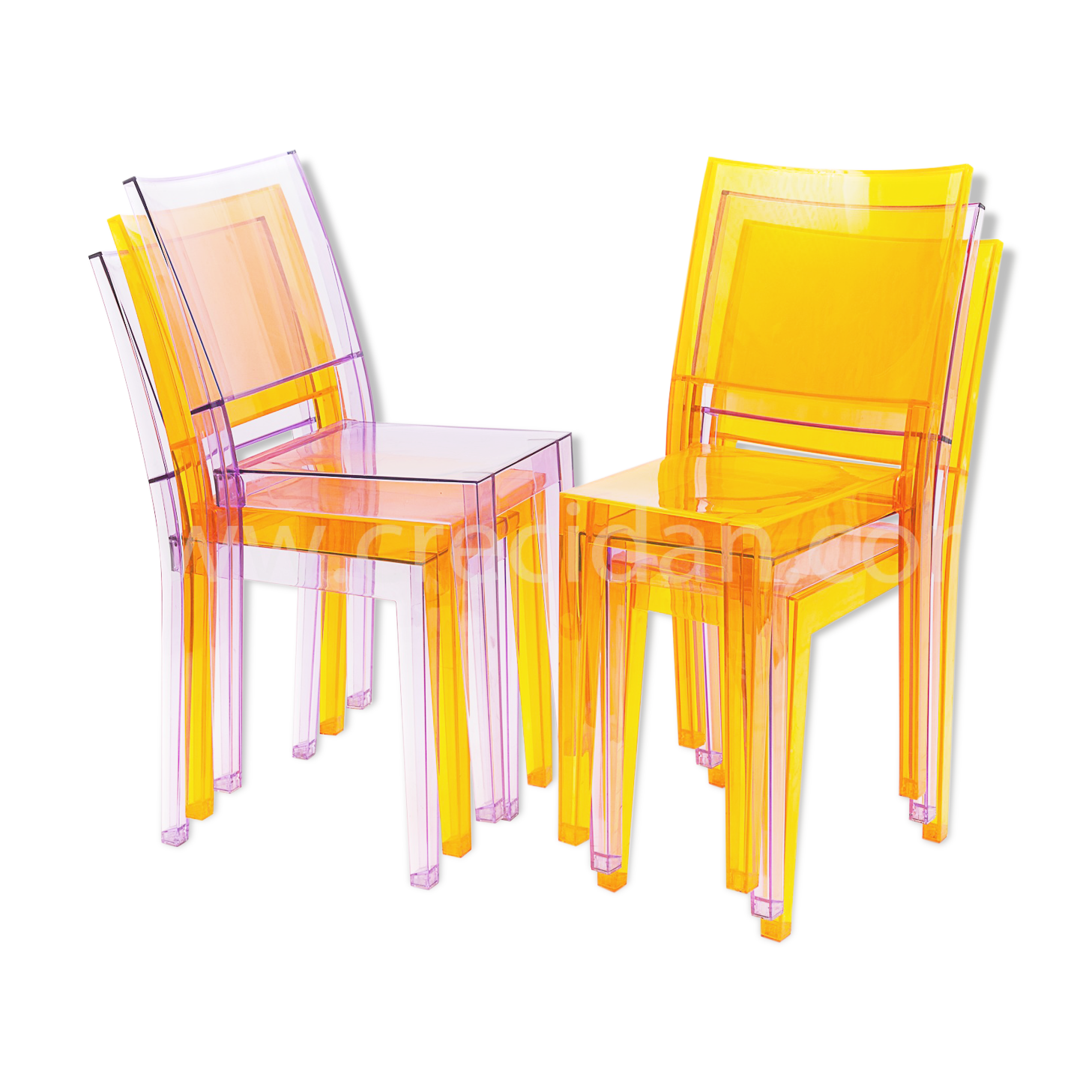 6 chairs "La Marie" by Philippe Starck for Kartell