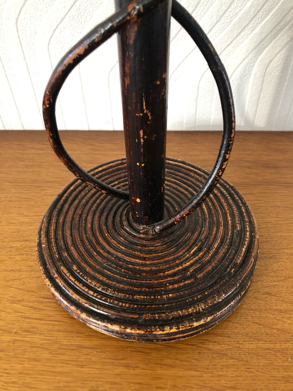 Plant holder in wicker vintage