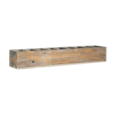 Recycled wood storage locker