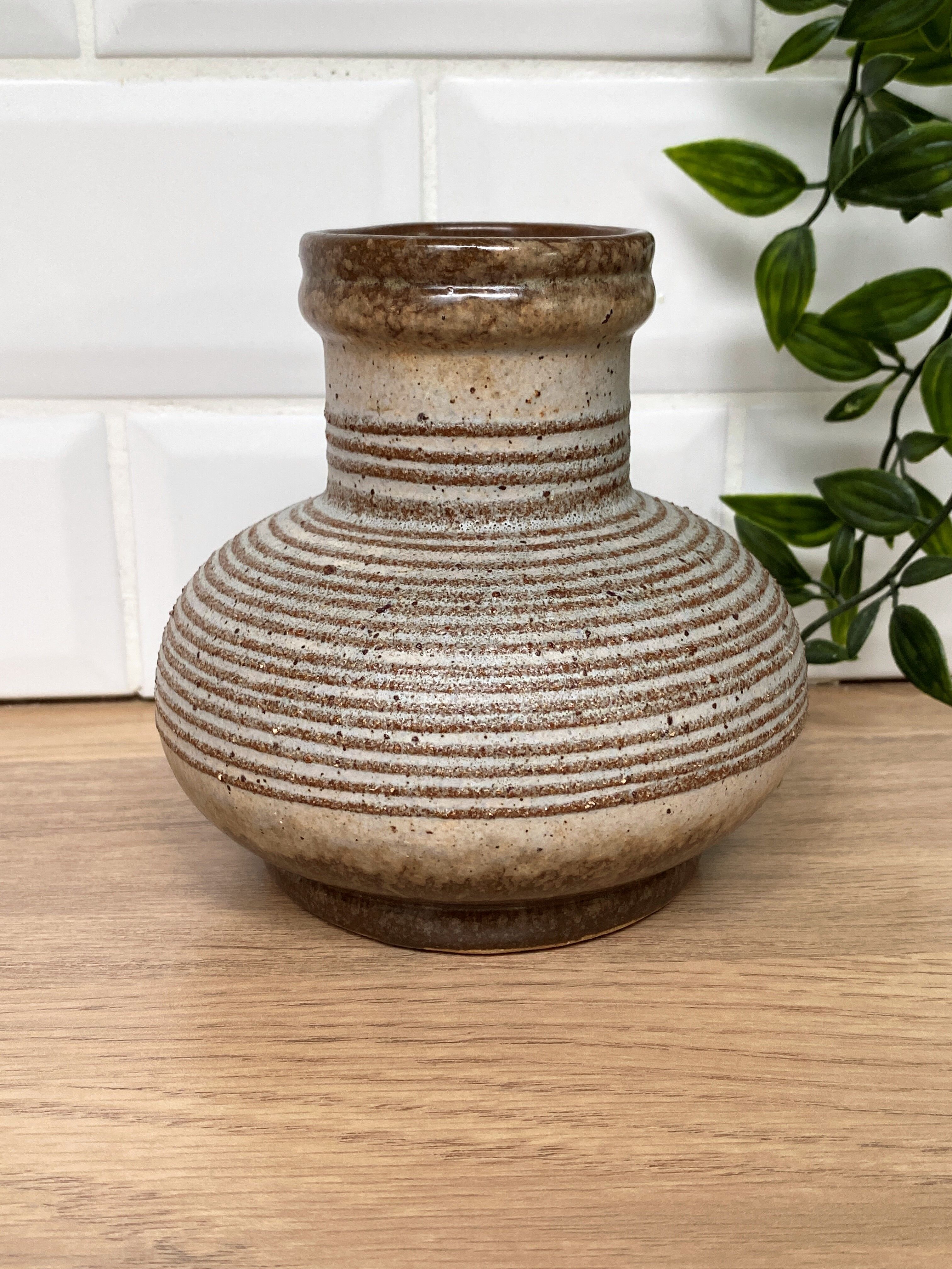 Vase céramique vintage Strehla Germany