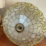 Mother-of-pearl and brass suspension