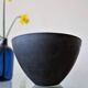 Black and Green Krenit Bowl by Herbert Krenchel for Torben Ørskov & Co, Denmark, 1953
