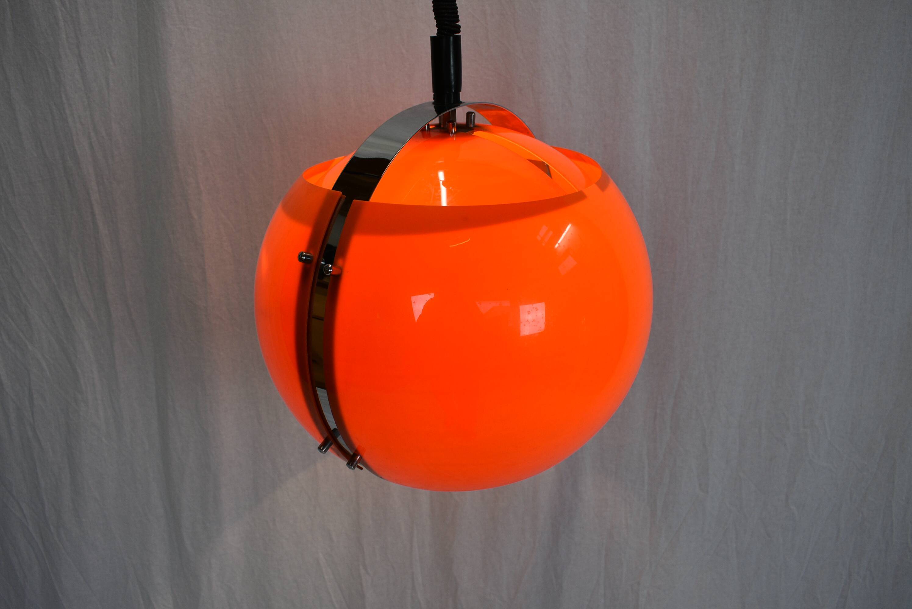 Hanging lamp designed by Harvey Guzzini, Meblo, 1970’s