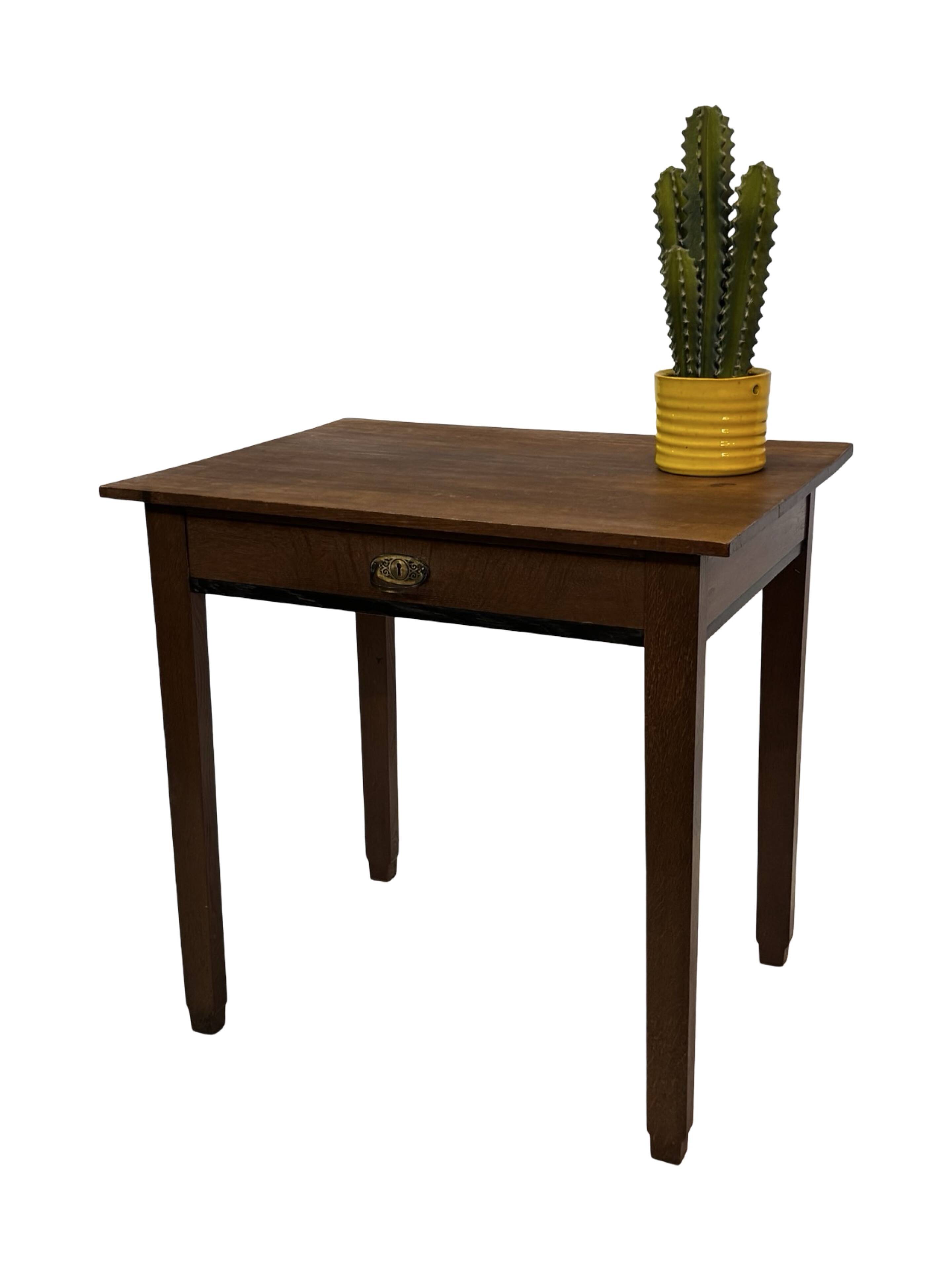 Art Deco Amsterdam School side table hall table