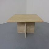 Italian Travertine Coffee Table, 1970s