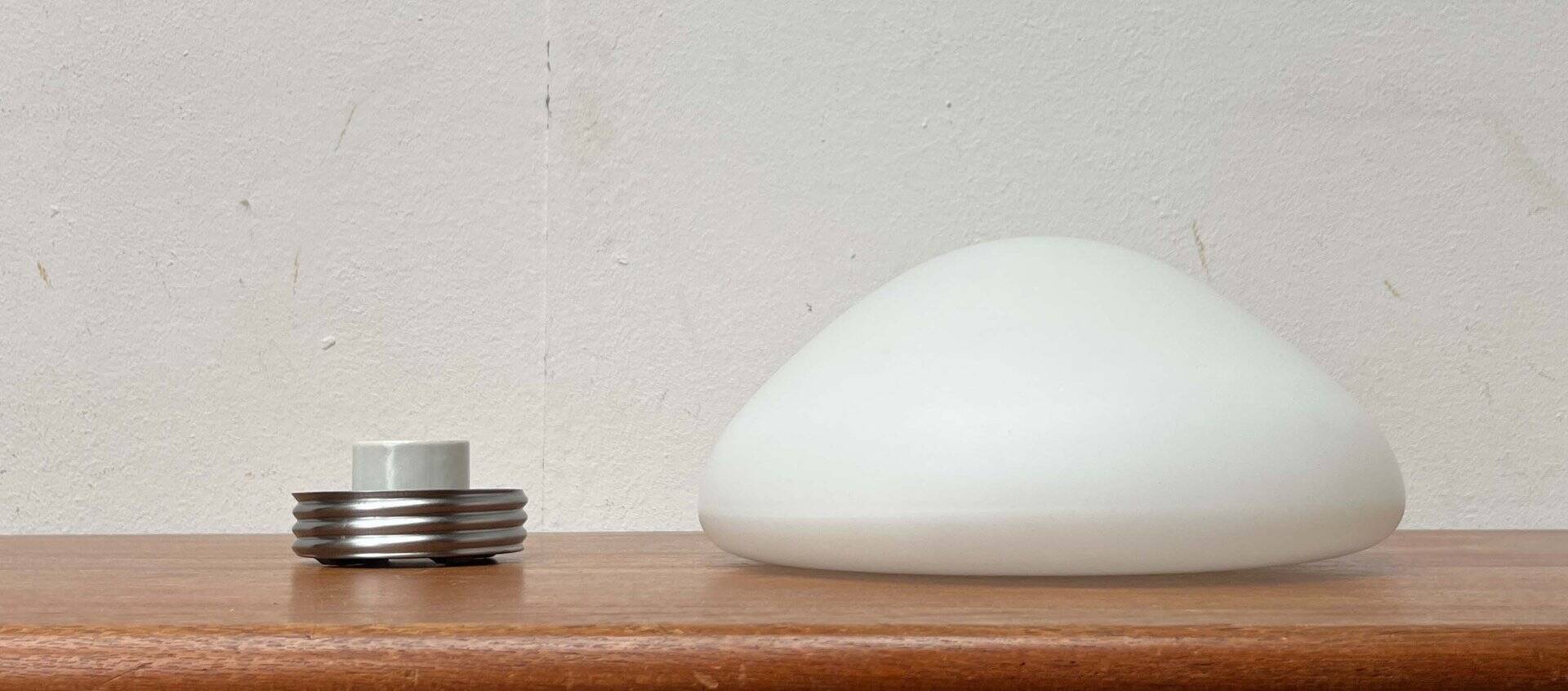 Mid-Century Modern Minimalist Ceiling or Wall Lamp by Wilhelm Wagenfeld for Lindner, Germany, 1950s
