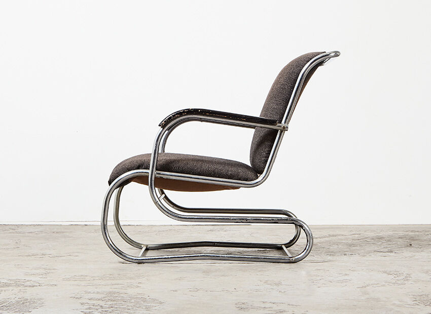 Tubular lounge chair by Paul Schuitema for D3, Netherlands, 1932