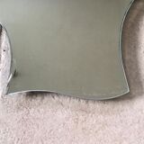 Free-form mirror signed Mathias 55x59cm