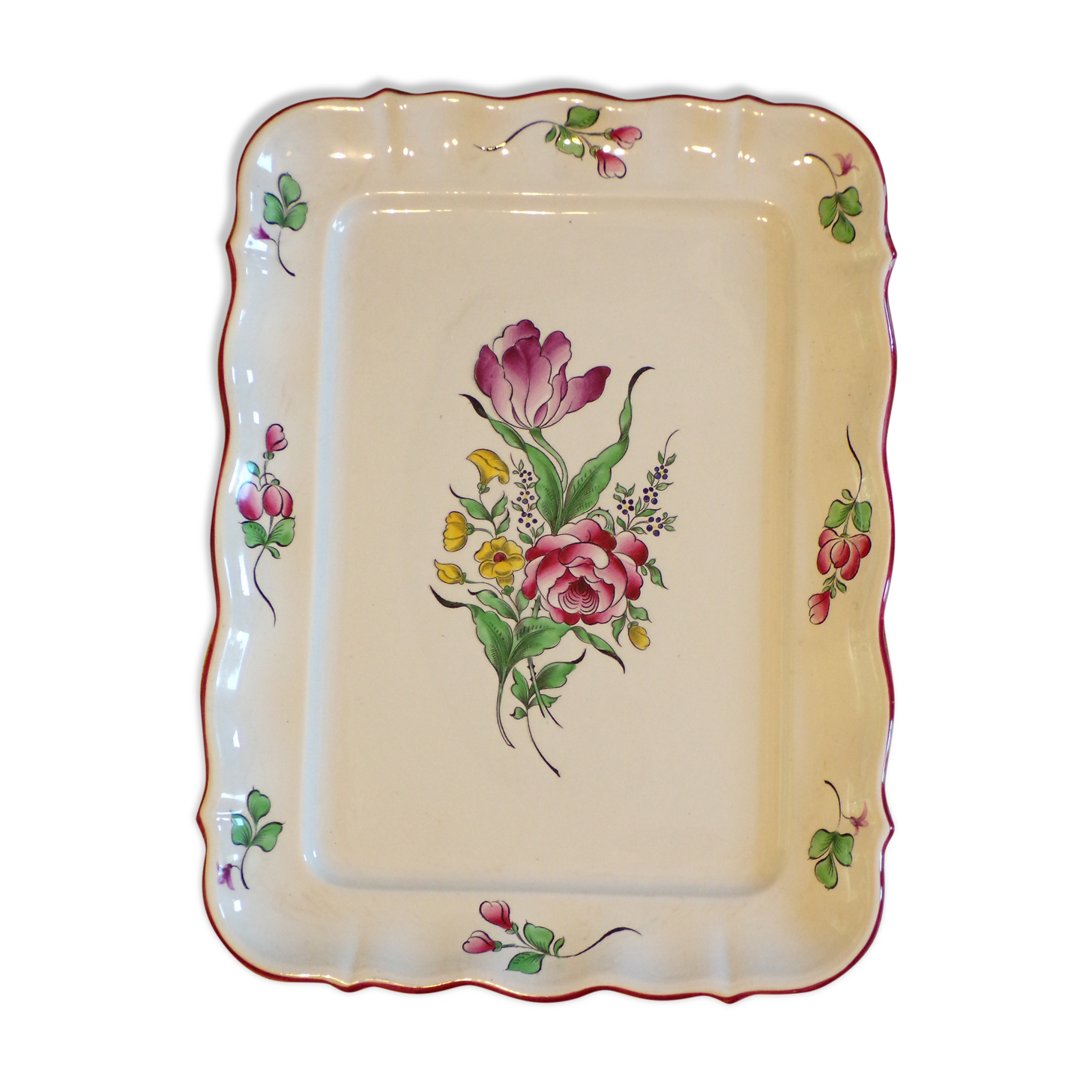 Plat Lunéville Kg Rectangular Lamp