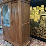 Art deco oak wardrobe