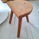 Tabouret tripode / Tabouret de traite