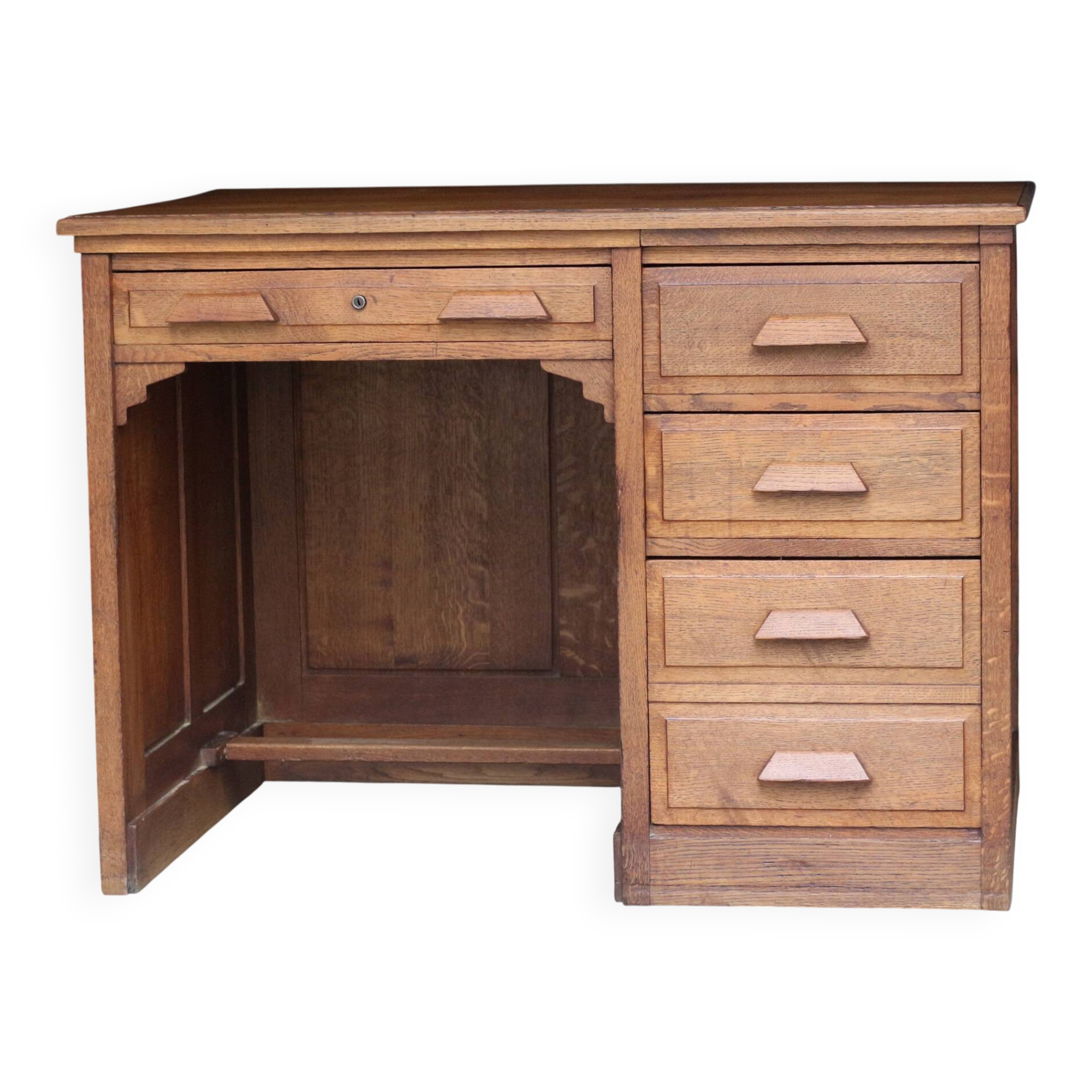 American administration desk of very fine quality (1940s-1950s).