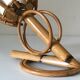 Rattan wall lamp vintage design 60 s