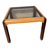 Danish coffee table in oak and teak, 1970s