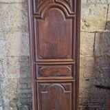 Old walnut door
