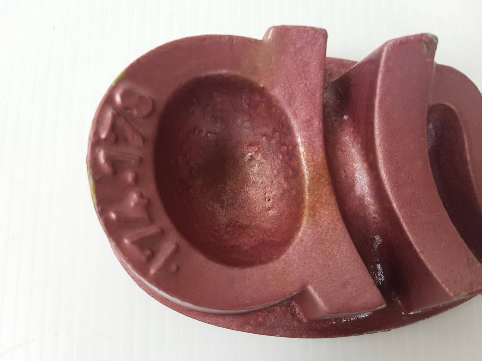 Vintage cast iron ashtray "am 174-178" 1950