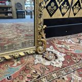 Napoleon III era mirror with gold leaf