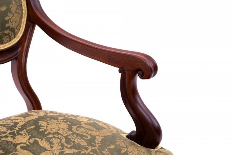 Antique armchair from around 1880, France. After renovation.