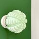 Vintage Art Deco globe wall light in pale green opaline.