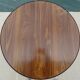 VINTAGE round coffee table in metal and wood