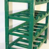 Vintage green bottle holder