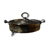 Plat de service plaqué argent