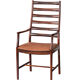 Pair of danish rosewood and leather armchairs