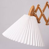 Oak scissors wall lamp Le Klint 1950s Denmark