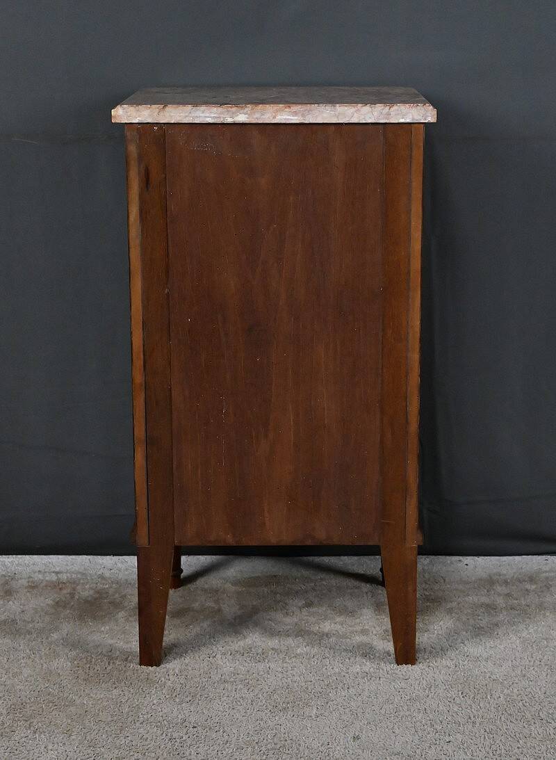 Small living room piece in marquetry, Louis XVI style – early 20th century