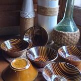 Set of 6 Sarreguemines cups