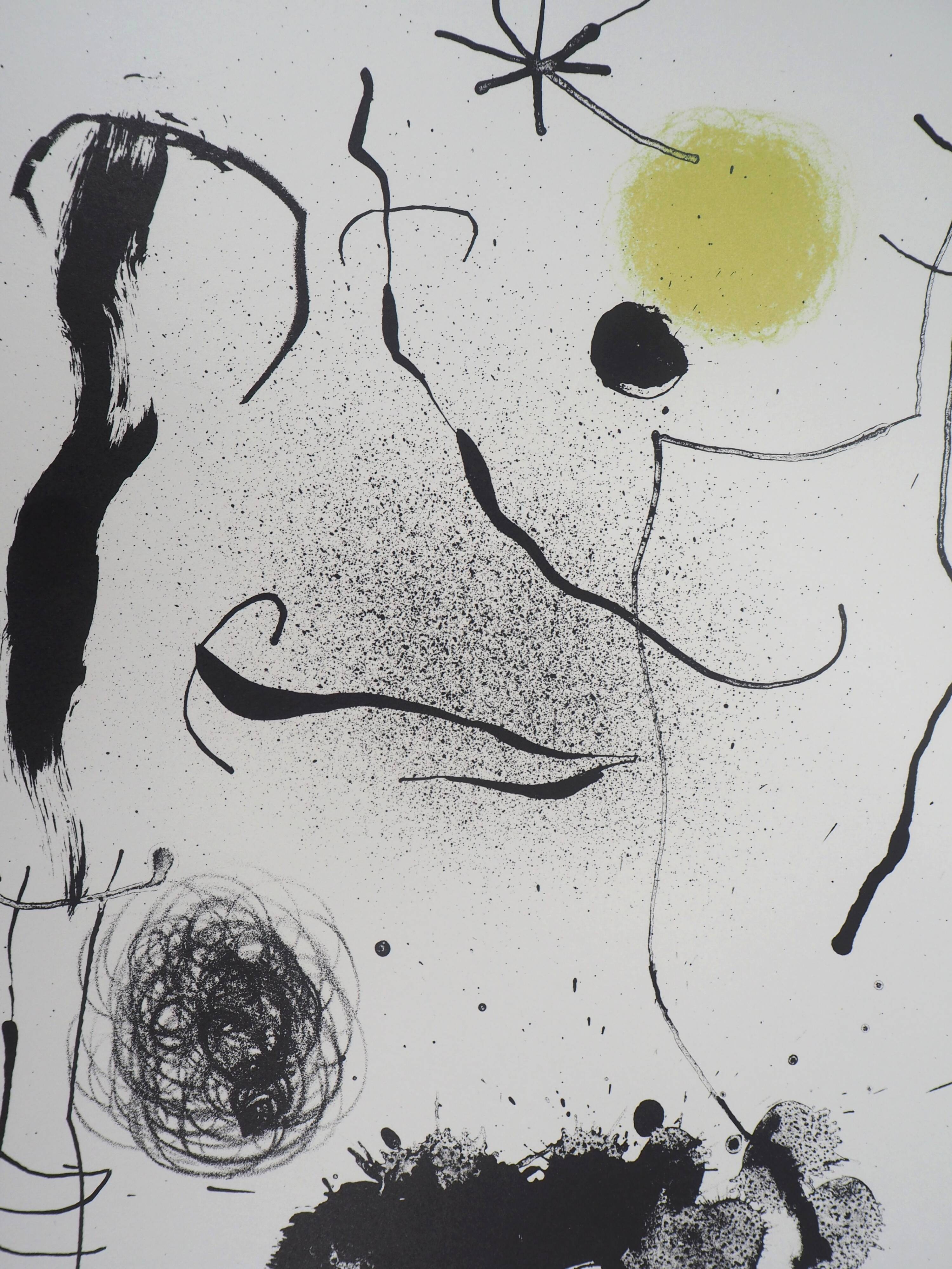 Joan Miro: Bouquet of Dreams for Leila - Original Lithograph
