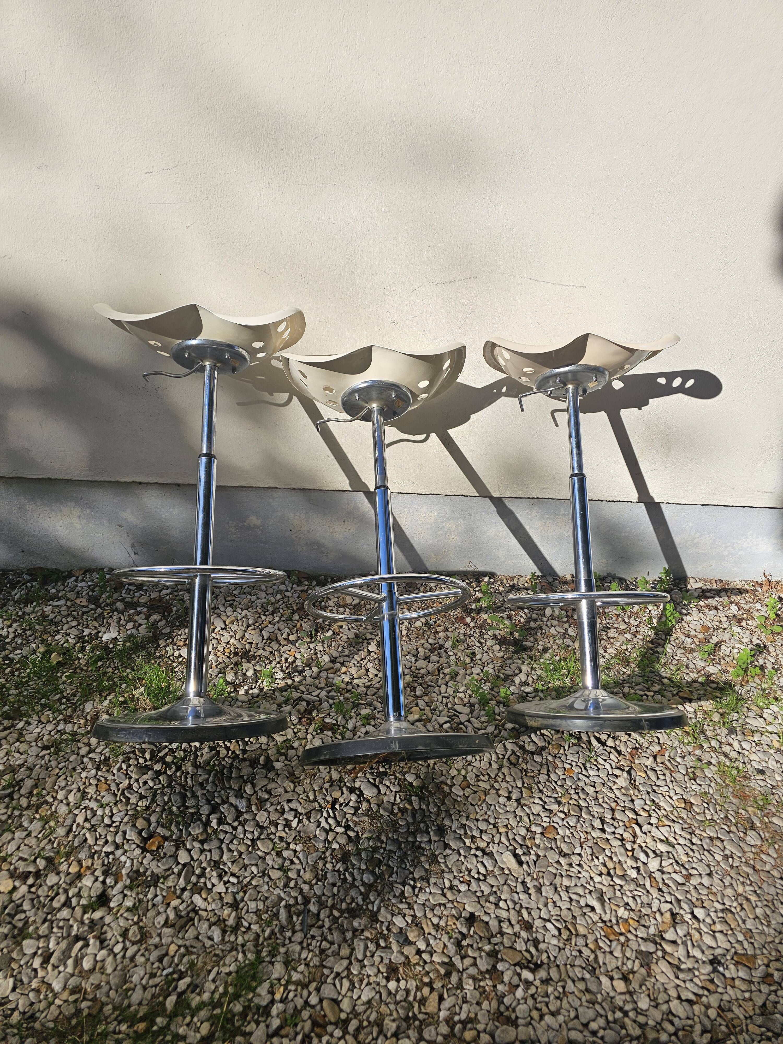 3 vintage stools by Étienne Fermigier – MIRIMA – circa 1975