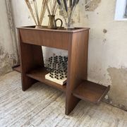 Jardinière années 50 palissandre constructiviste