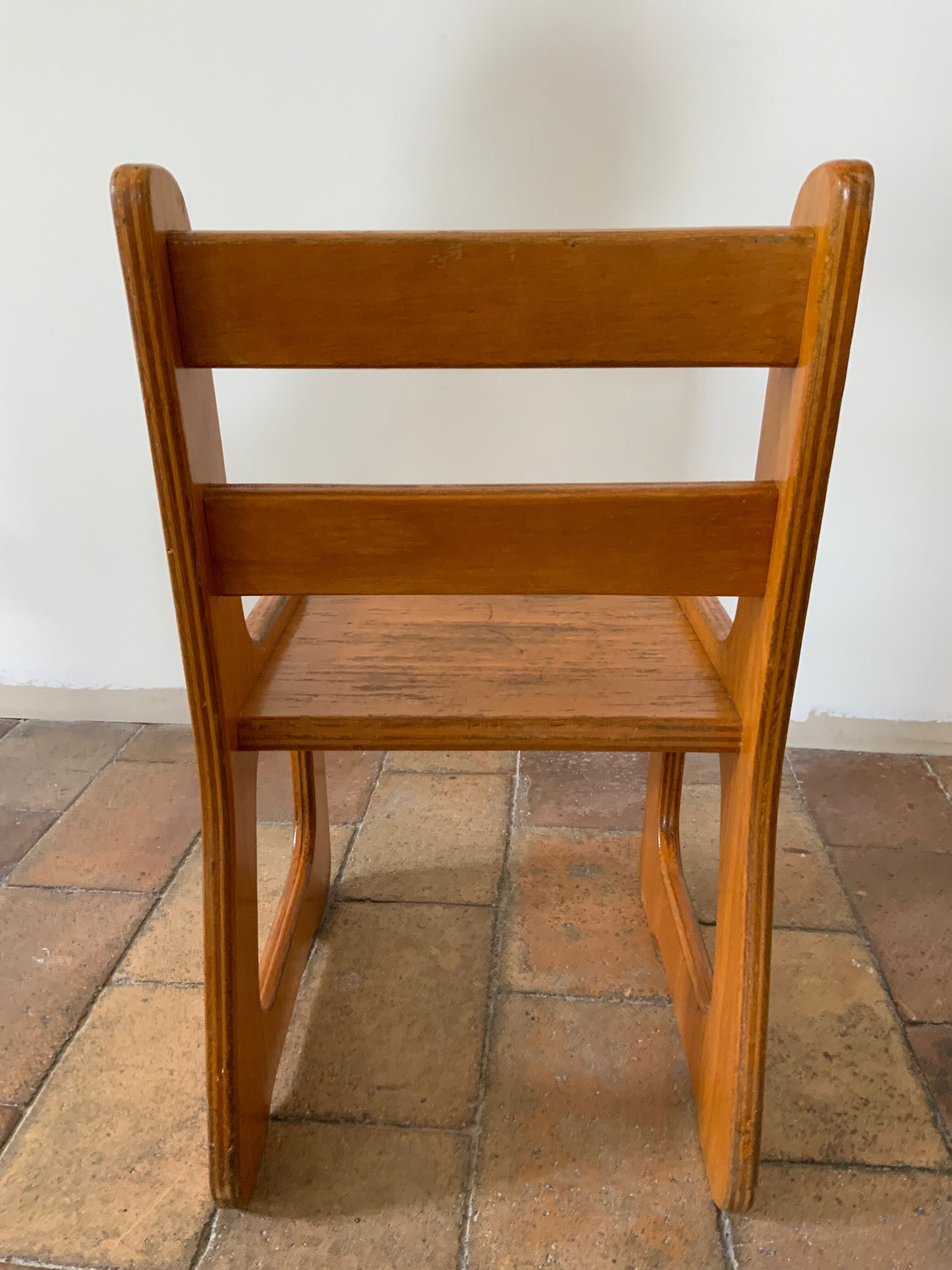 Vintage sled children's chair