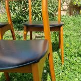 Set 4 chaises scandinaves