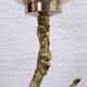 Pair of Commedia Dell Arte Bronze Lamps