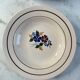 Set of 6 St Amand hand-painted deep plates 22.5cm