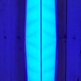 Large Stilux cinema wall lamp Art Deco Italy herringbone pattern