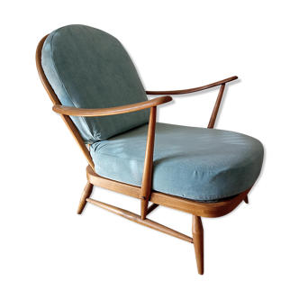 Vintage Ercol Windsor armchair in beech