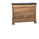 19th-century oak commode