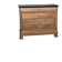 19th-century oak commode