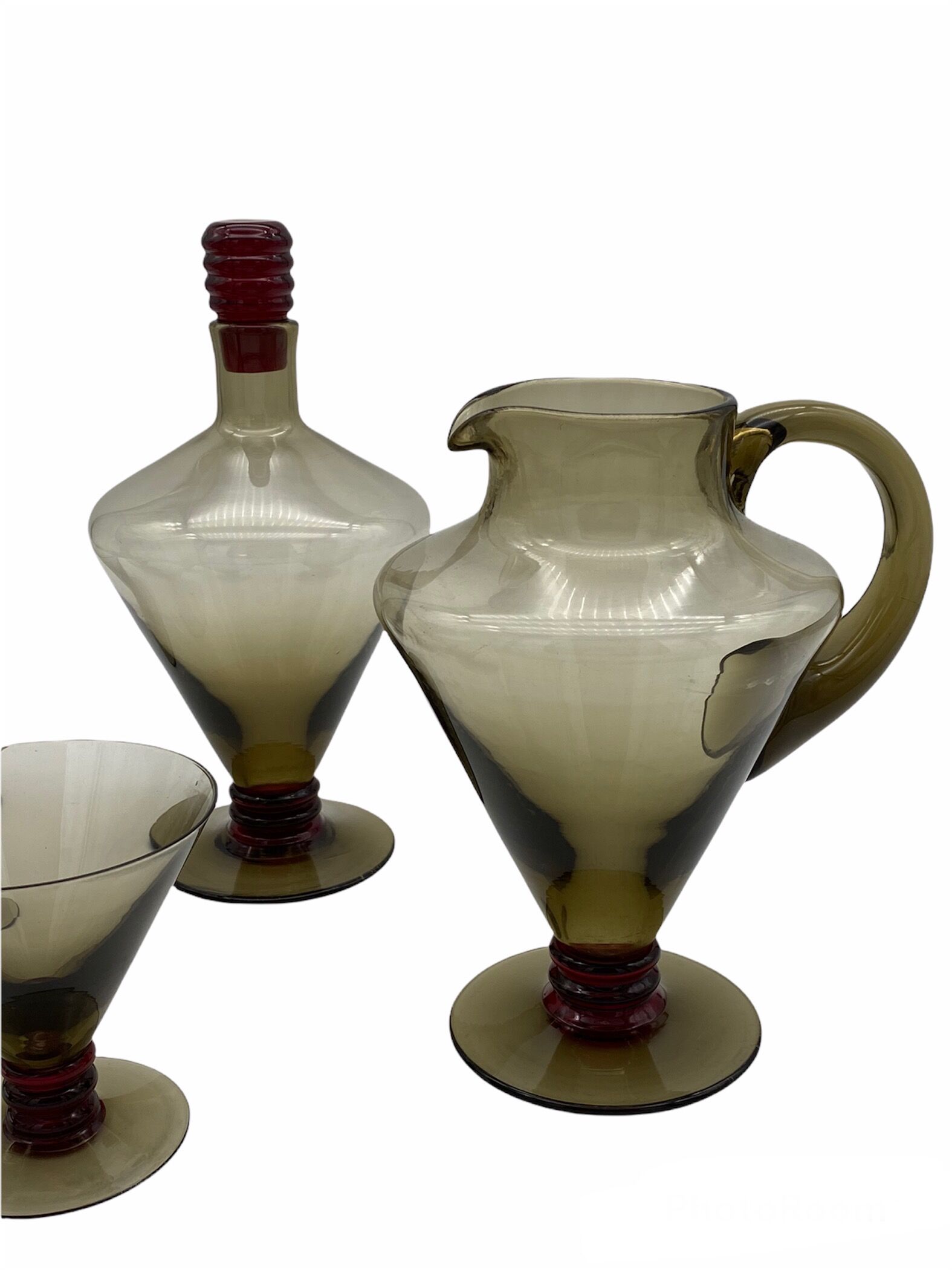 Vintage cocktail service