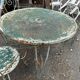 Wrought iron garden furniture