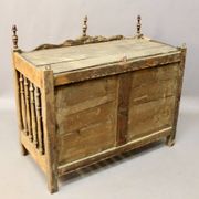 19th Century Light Walnut Panetière