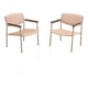 Pair of "Fishing" armchairs by Gijs van der Sluis 60's