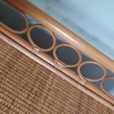 Chest of drawers in wicker and rattan