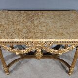 Console Table in Golden Wood, Louis XVI style – 2nd part 19th century