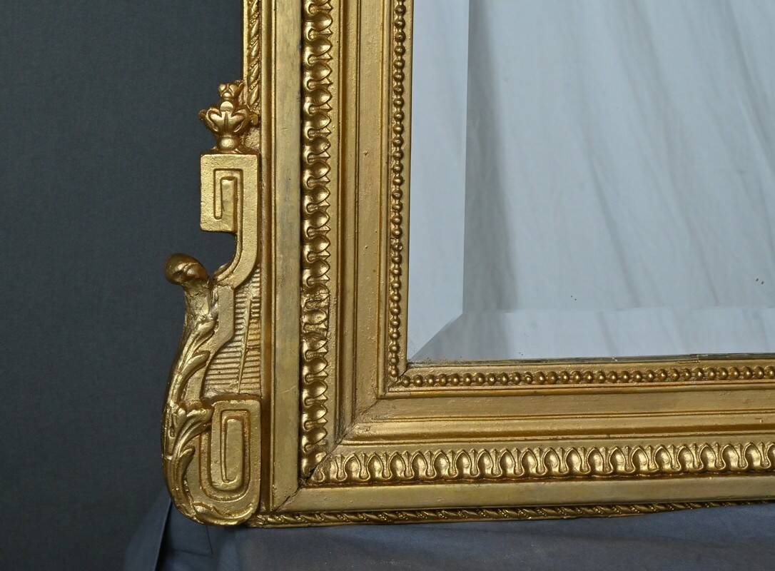 Gilded Wood Mirror, Louis XVI Style – Part 2 of the 19th Century