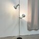 Swiss floor lamp with 2 white spots